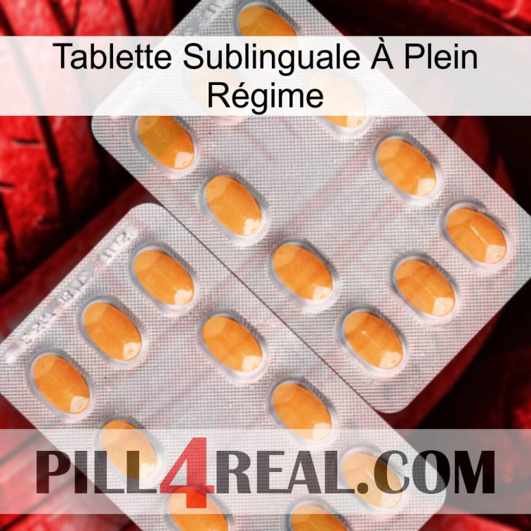 Tablette Sublinguale À Plein Régime cialis4